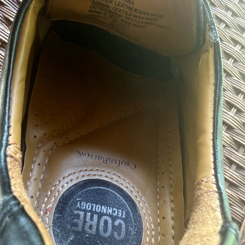 Croft and barrow size 9 1/2 men’s dress shoes - Picture 7 of 8